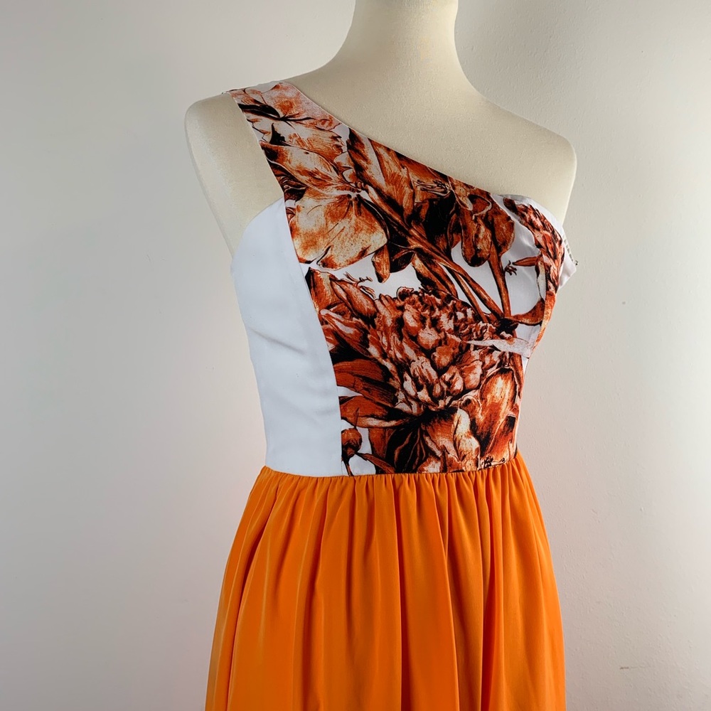 Beautiful Sachin + Babi Firefly Dress Orange White